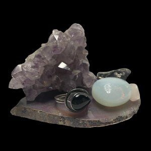 Sterling Silver & Onyx Ring